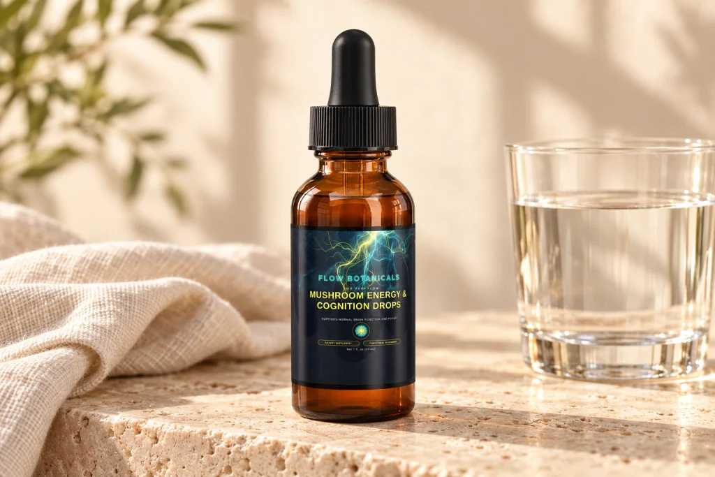 Mushroom Energy & Cognition Drops: 30 ml · 30 daily servings